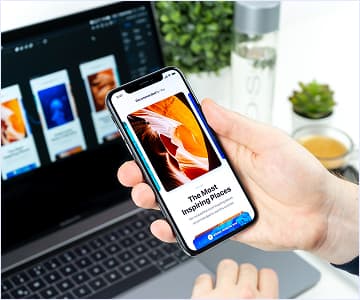 mobile+laptop